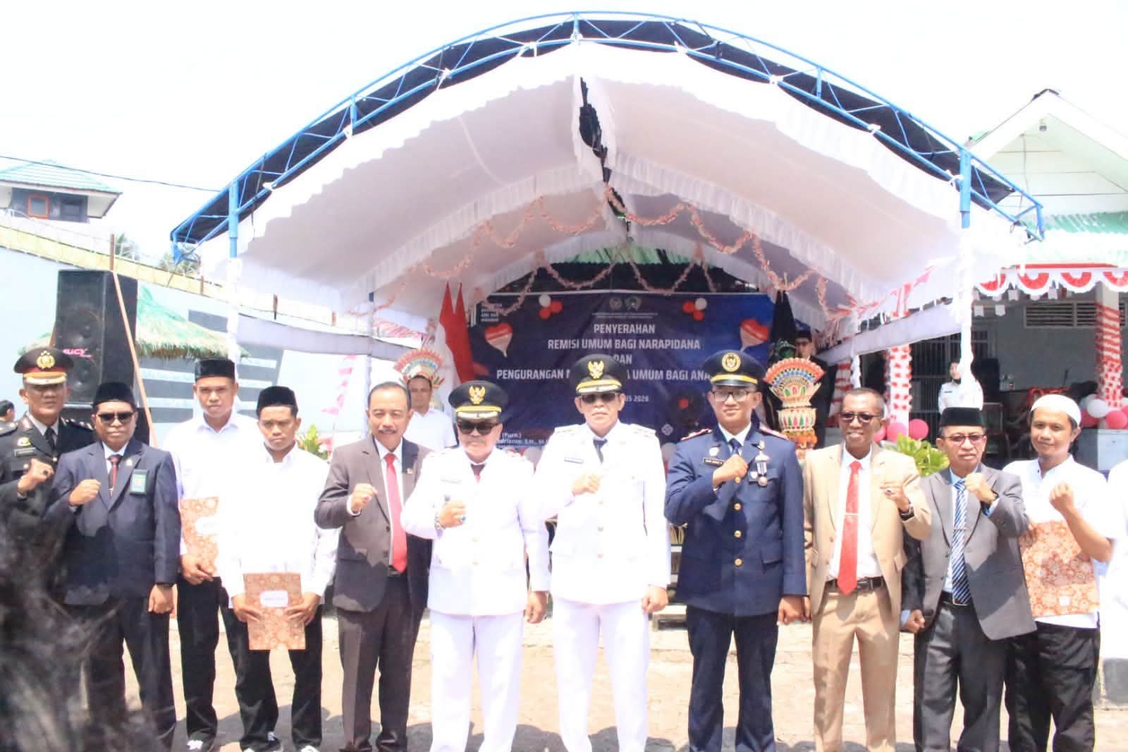 Bupati Parigi Moutong Hadiri Pemberian Remisi Umum di Lapas Kelas III Olaya