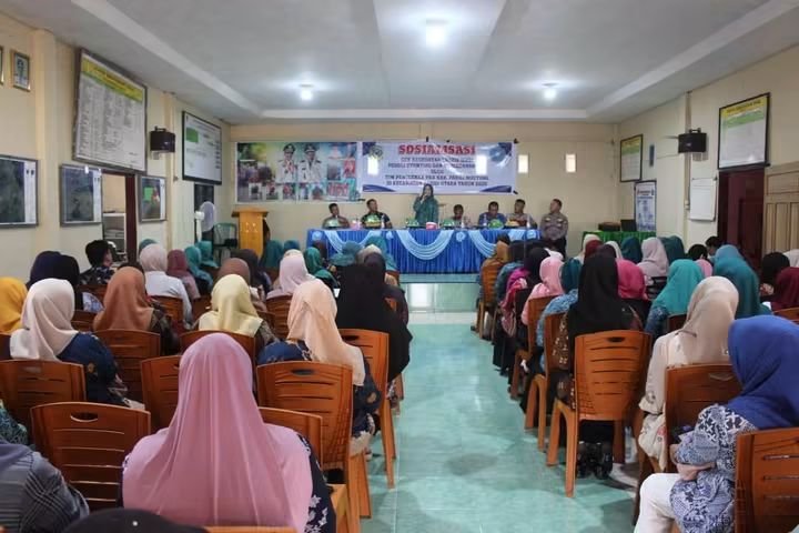 Kepedulian Dimulai Dari Kesehatan, Tim Penggerak PKK Kabupaten Parigi Moutong Sosialisasikan Cek Kesehatan Gratis, Peduli Stunting, dan Pencegahan TBC di Parigi Utara