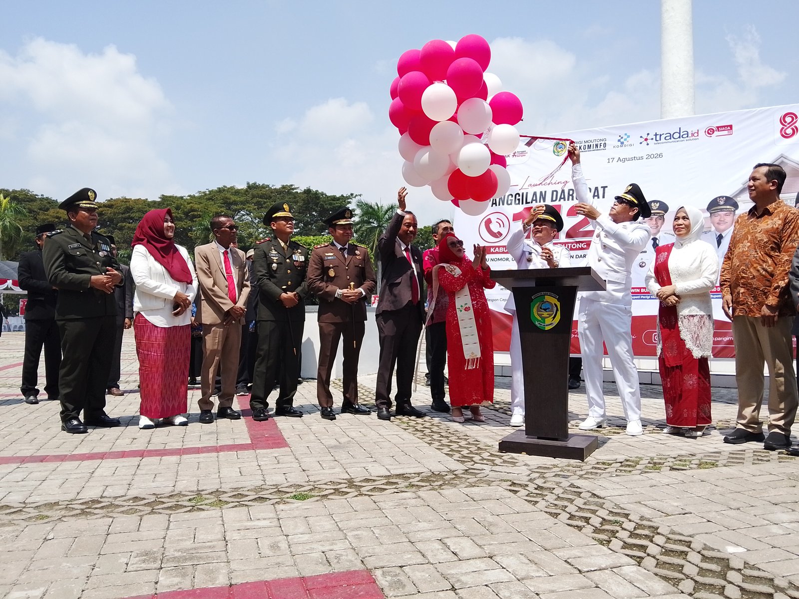 Bupati Parigi Moutong Resmi Luncurkan Layanan Darurat 112, Siap Layani Masyarakat 24 Jam